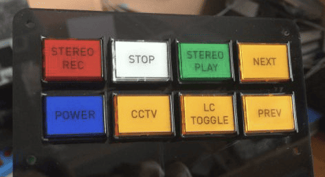 Illuminated control panel
